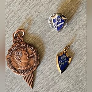 Vintage US Jaycees 3 pc Memorabila